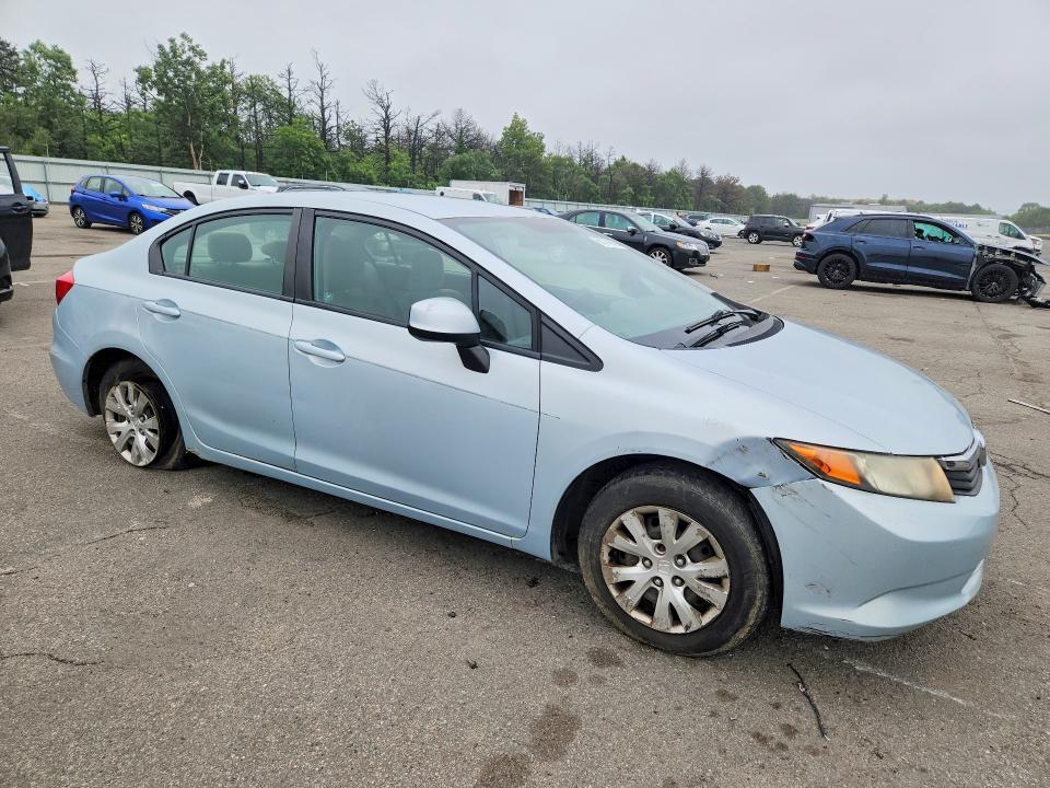 60076886 :رقم المزاد ، 19XFB2F52CE321391 vin ، 2012 Honda Civic مزاد بيع