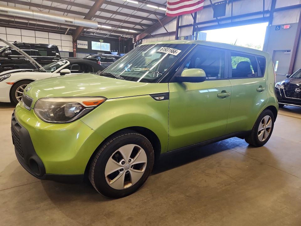 61931666 :رقم المزاد ، KNDJN2A23E7733918 vin ، 2014 Kia Soul مزاد بيع