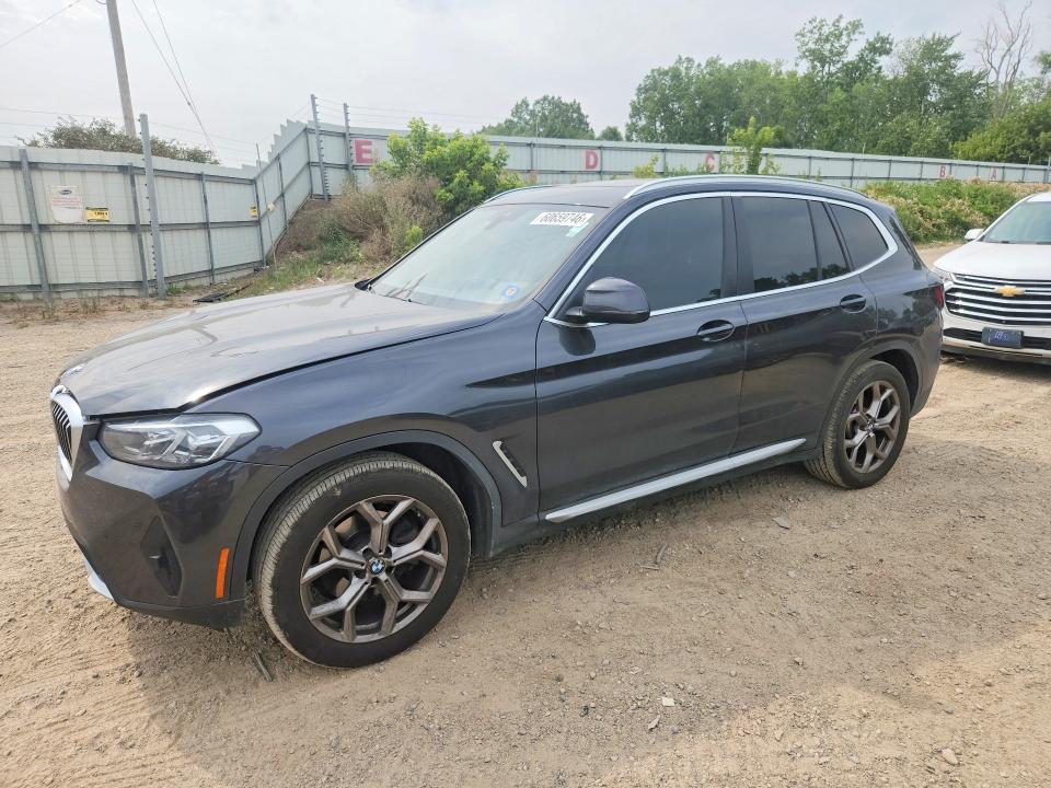 60659746 :رقم المزاد ، 5UX53DP09N9M04992 vin ، 2022 Bmw X3 مزاد بيع