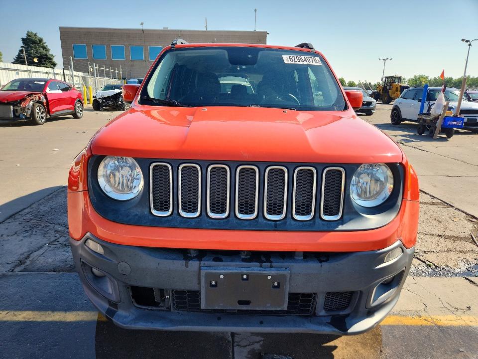 Aukcja sprzedaży 2016 Jeep Renegade, vin: ZACCJBBT5GPE15011, numer aukcji: 62964976