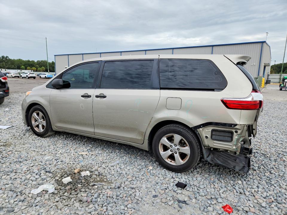 2016 Toyota Sienna მანქანა იყიდება აუქციონზე, vin: 5TDZK3DC5GS734941, აუქციონის ნომერი: 60859226