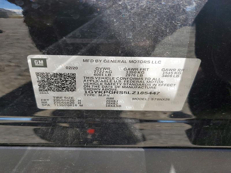 Продаж на аукціоні авто 2020 Cadillac Xt6, vin: 1GYKPGRS5LZ185447, номер лоту: 62530486