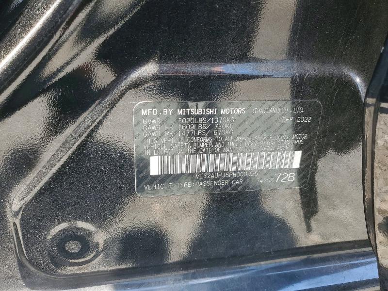 Продажа на аукционе авто 2023 Mitsubishi Mirage, vin: ML32AUHJ5PH000925, номер лота: 60276686