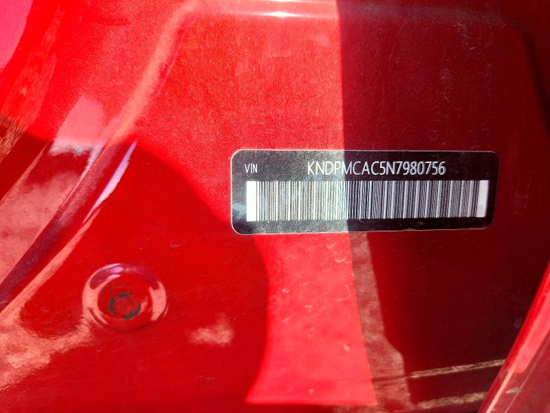 2022 Kia Sportage მანქანა იყიდება აუქციონზე, vin: KNDPMCAC5N7980756, აუქციონის ნომერი: 62648596