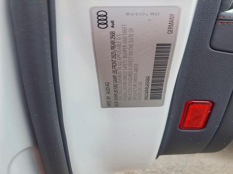 Продаж на аукціоні авто 2020 Audi S4, vin: WAUC4AF45LA054844, номер лоту: 61538286