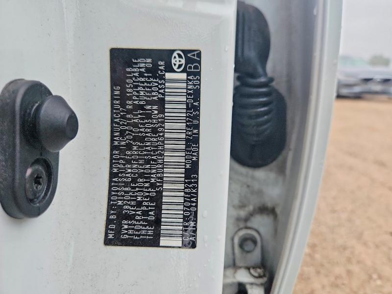 Продаж на аукціоні авто 2017 Toyota Corolla, vin: 5YFBURHE2HP649219, номер лоту: 60711296
