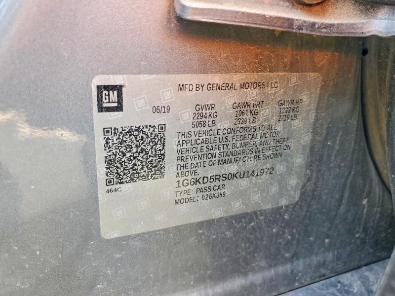 Продажа на аукционе авто 2019 Cadillac Ct6, vin: 1G6KD5RS0KU141972, номер лота: 61778636