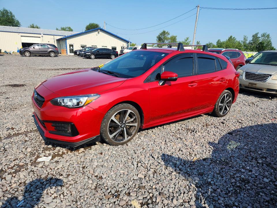 61793176 :رقم المزاد ، 4S3GTAJ62N1702854 vin ، 2022 Subaru Impreza مزاد بيع