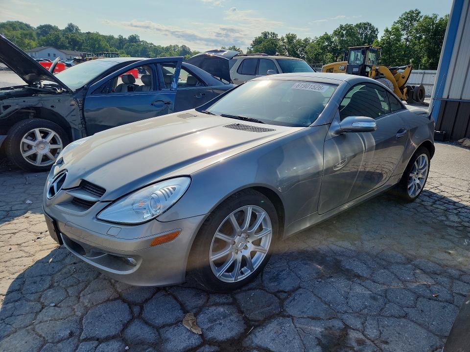 2006 Mercedes-benz Slk მანქანა იყიდება აუქციონზე, vin: WDBWK56F16F086677, აუქციონის ნომერი: 61901526