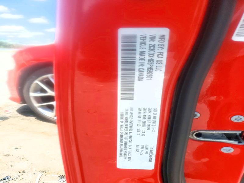 59859396 :رقم المزاد ، 2C3CDXHG5PH592601 vin ، 2023 Dodge Charger مزاد بيع