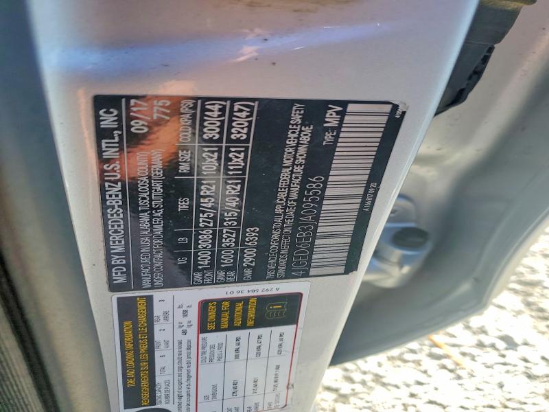 Aukcja sprzedaży 2018 Mercedes-benz Gle Coupe, vin: 4JGED6EB3JA095586, numer aukcji: 59915206