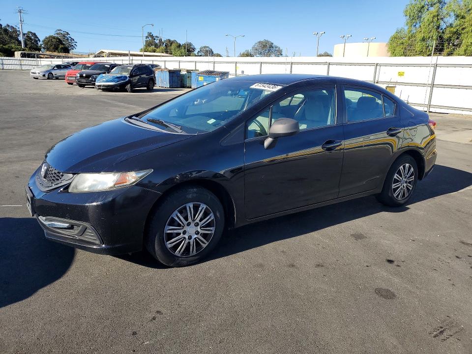 61543436 :رقم المزاد ، 19XFB2F55DE044138 vin ، 2013 Honda Civic مزاد بيع
