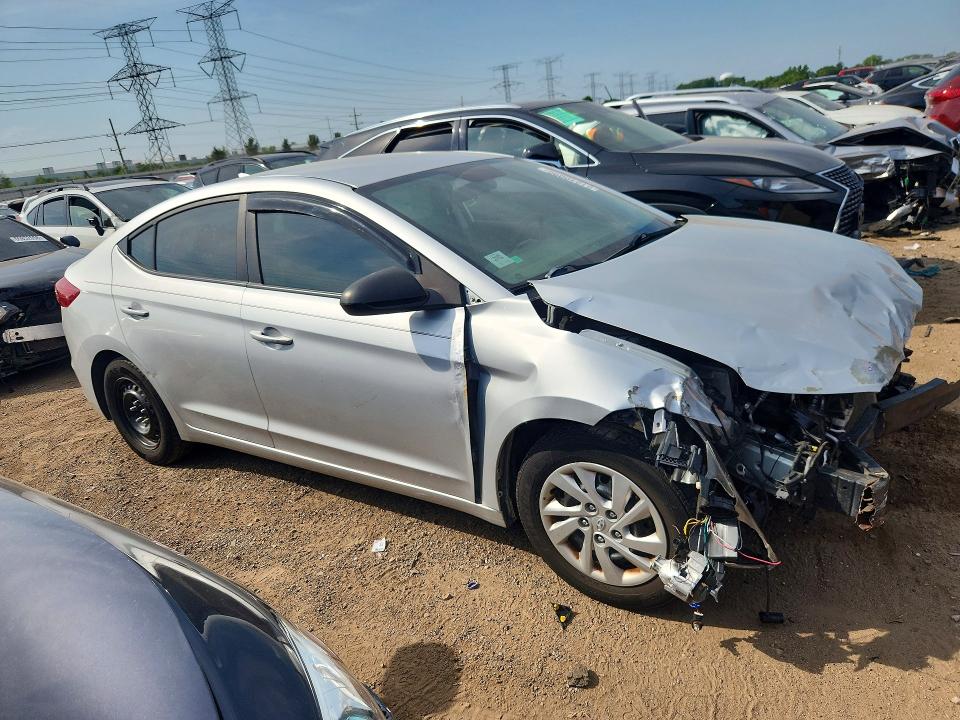 61210096 :رقم المزاد ، 5NPD74LF5HH158501 vin ، 2017 Hyundai Elantra مزاد بيع