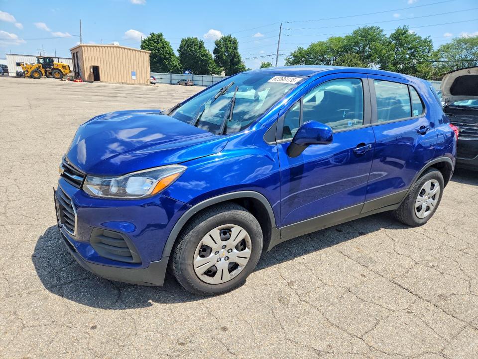 2017 Chevrolet Trax მანქანა იყიდება აუქციონზე, vin: 3GNCJKSB3HL172937, აუქციონის ნომერი: 62990776
