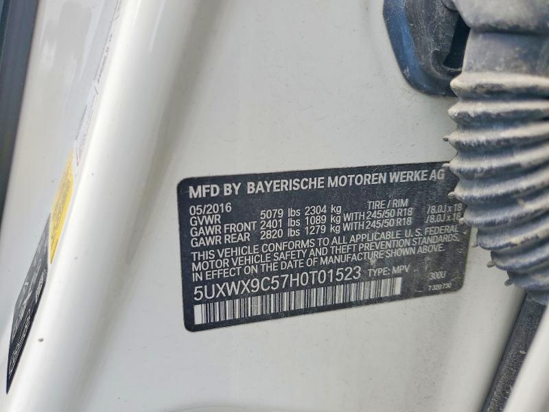 Продажа на аукционе авто 2017 Bmw X3, vin: 5UXWX9C57H0T01523, номер лота: 62757276