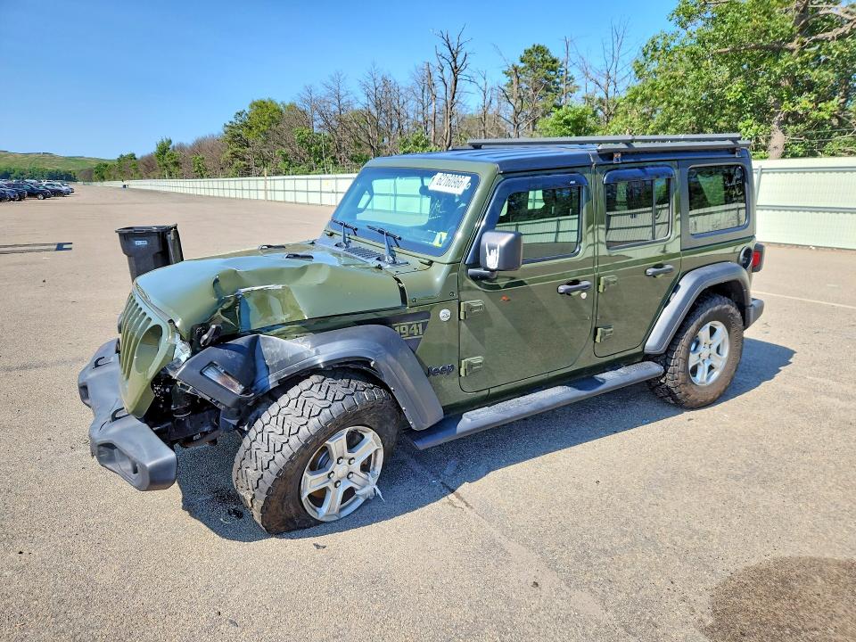 62160966 :رقم المزاد ، 1C4HJXDG8MW814092 vin ، 2021 Jeep Wrangler Unlimited مزاد بيع