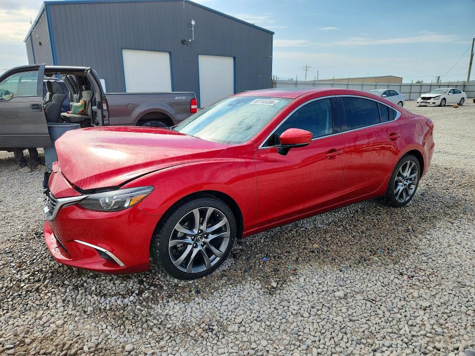 61155306 :رقم المزاد ، JM1GL1W56H1130241 vin ، 2017 Mazda 6 مزاد بيع