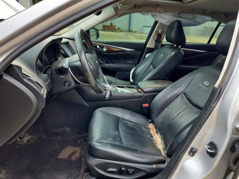 61233816 :رقم المزاد ، JN1BV7AR1EM695253 vin ، 2014 Infiniti Q50 مزاد بيع