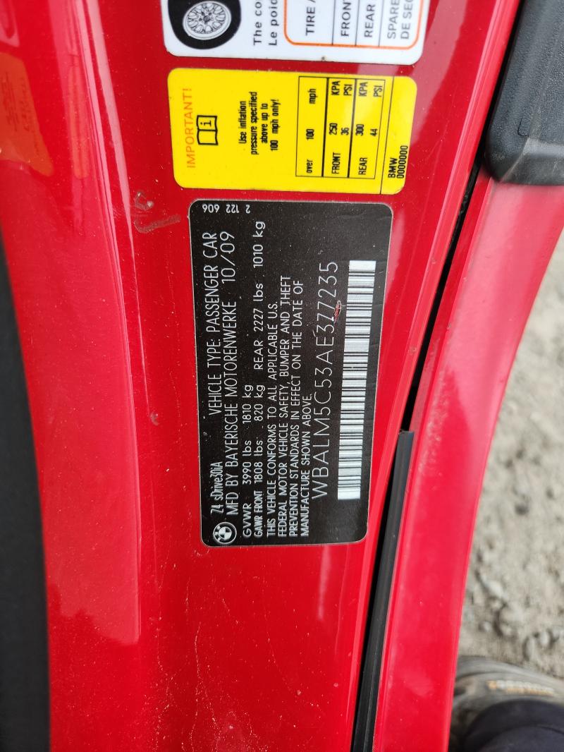 Aukcja sprzedaży 2010 Bmw Z4, vin: WBALM5C53AE377235, numer aukcji: 59287716
