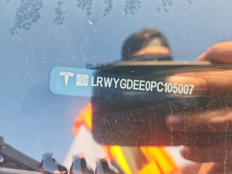 Aukcja sprzedaży 2023 Tesla Model Y, vin: LRWYGDEE0PC105007, numer aukcji: 59609886