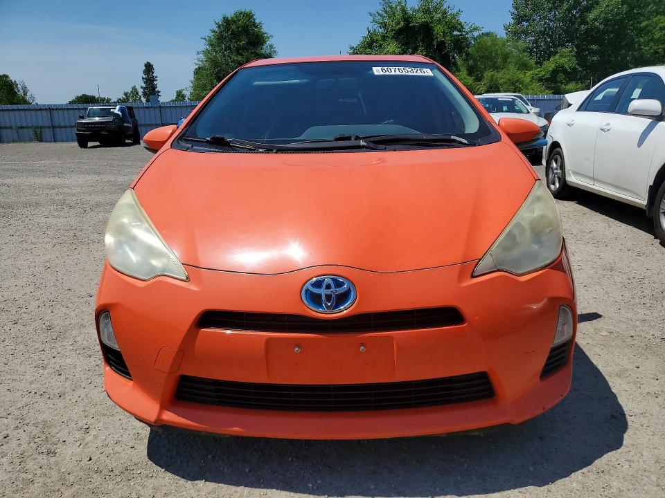 2012 Toyota Prius C მანქანა იყიდება აუქციონზე, vin: JTDKDTB31C1030516, აუქციონის ნომერი: 60765326