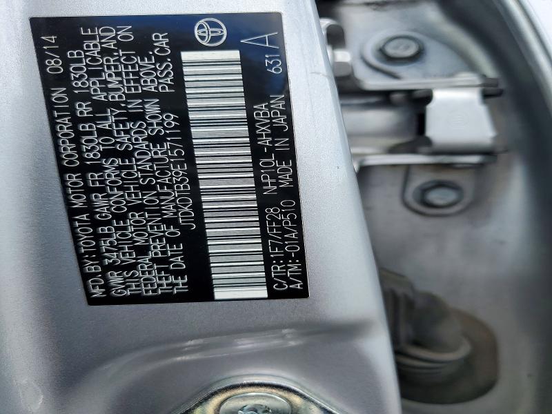 Продаж на аукціоні авто 2014 Toyota Prius C, vin: JTDKDTB39E1571199, номер лоту: 61830966