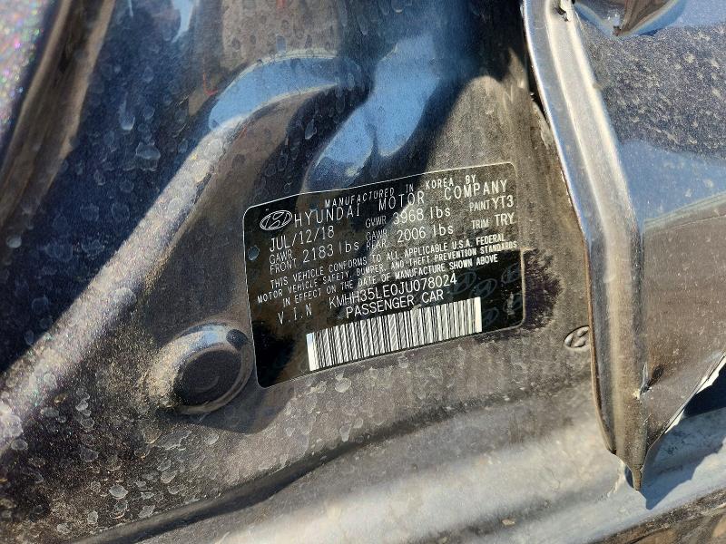 2018 Hyundai Elantra Gt მანქანა იყიდება აუქციონზე, vin: KMHH35LE0JU078024, აუქციონის ნომერი: 60205226