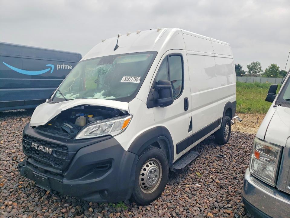 58971796 :رقم المزاد ، 3C6LRVBG6RE112517 vin ، 2024 Ram Promaster 1500 مزاد بيع
