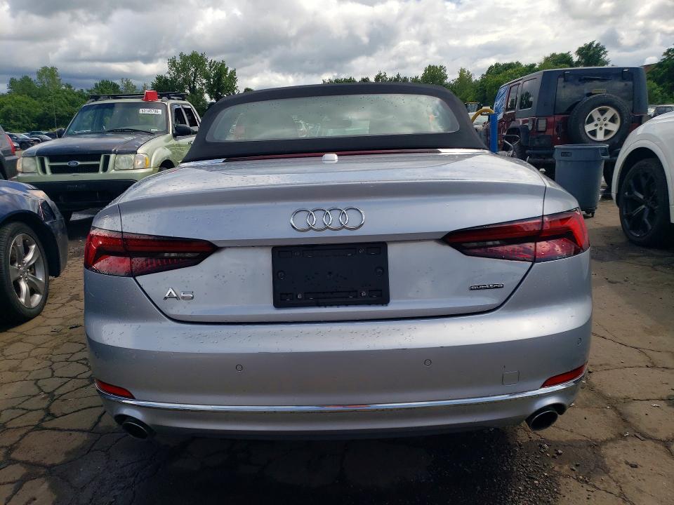 2019 Audi A5 მანქანა იყიდება აუქციონზე, vin: WAUYNGF53KN001811, აუქციონის ნომერი: 62950856