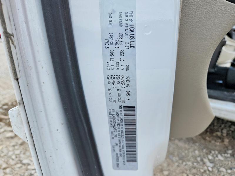 61838796 :رقم المزاد ، 2C4RDGBG4HR694532 vin ، 2017 Dodge Grand Caravan مزاد بيع