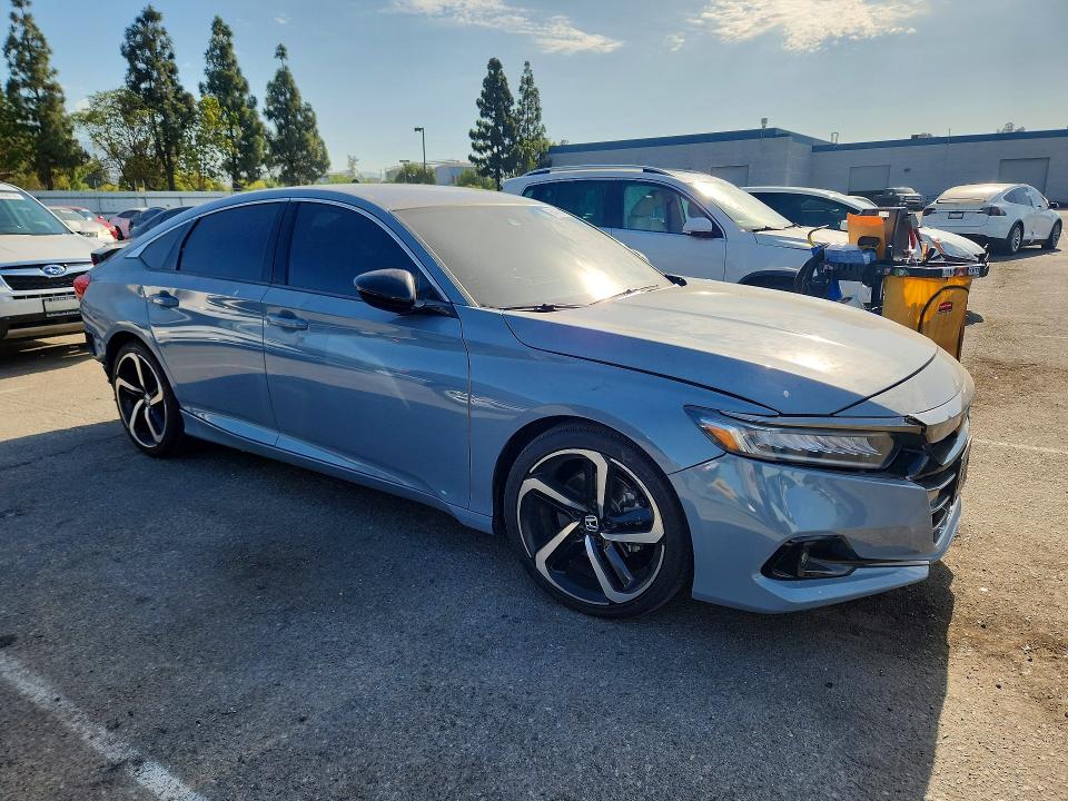 2022 Honda Accord მანქანა იყიდება აუქციონზე, vin: 1HGCV3F27NA004171, აუქციონის ნომერი: 60478446