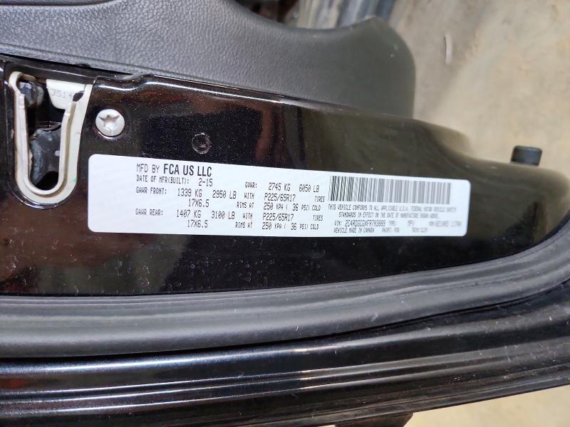 Aukcja sprzedaży 2015 Dodge Grand Caravan, vin: 2C4RDGCGXFR703889, numer aukcji: 59770006