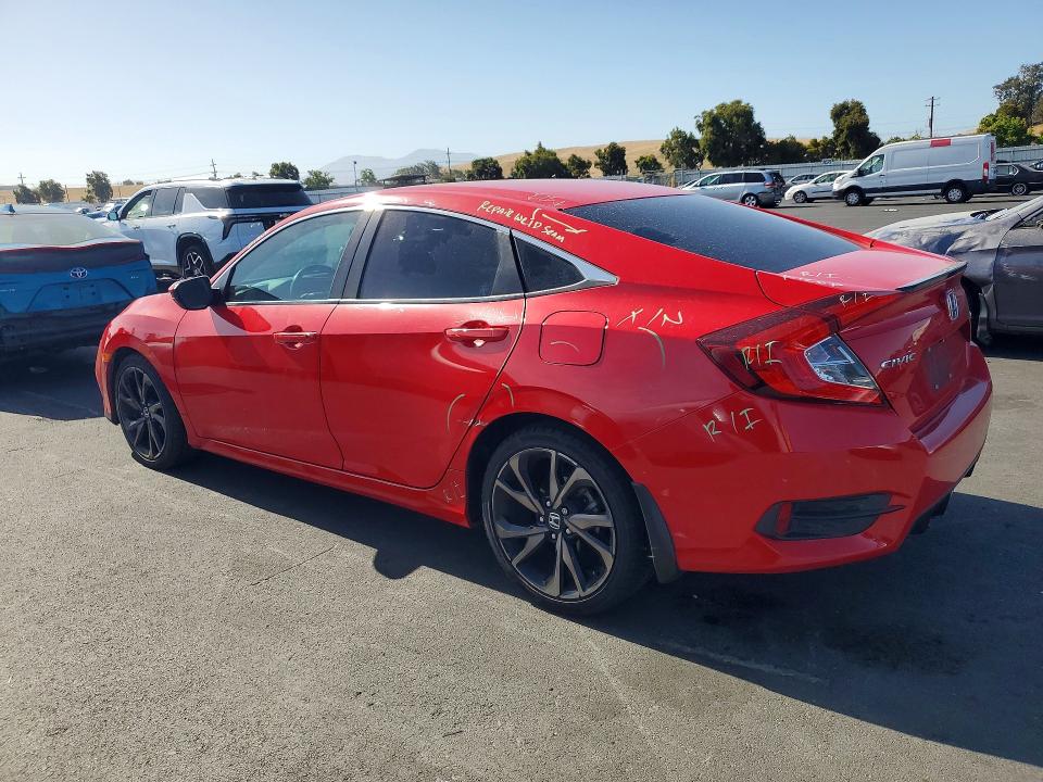 Продажа на аукционе авто 2021 Honda Civic, vin: 2HGFC2F89MH534580, номер лота: 59640096