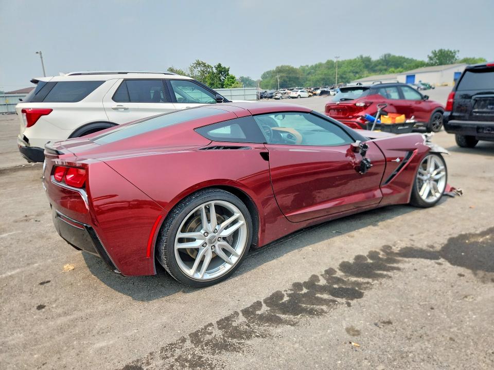 60841796 :رقم المزاد ، 1G1YD2D73K5122151 vin ، 2019 Chevrolet Corvette مزاد بيع