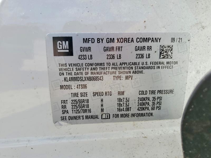 Продажа на аукционе авто 2022 Buick Encore Gx, vin: KL4MMDSLXNB068543, номер лота: 62438476