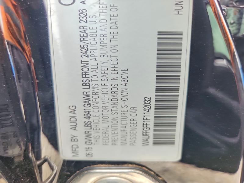 Aukcja sprzedaży 2015 Audi S3, vin: WAUFFGFF1F1142032, numer aukcji: 62659516