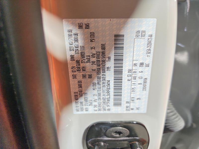 Aukcja sprzedaży 2024 Ford F150, vin: 1FTFW5L5XRFB35414, numer aukcji: 59681046