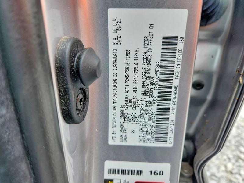 56196276 :رقم المزاد ، 3TYAX5GN3MT024427 vin ، 2021 Toyota Tacoma مزاد بيع