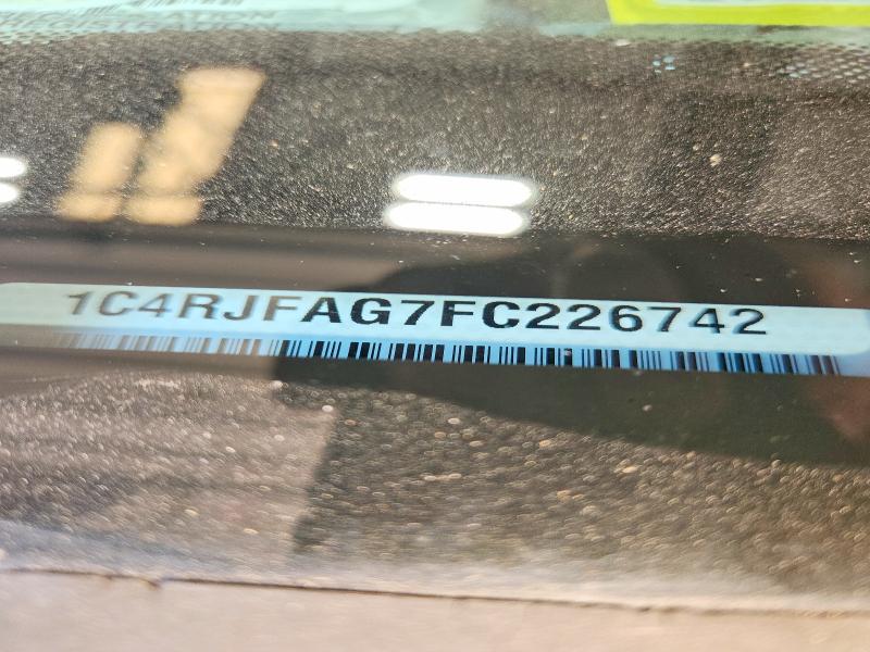 59263326 :رقم المزاد ، 1C4RJFAG7FC226742 vin ، 2015 Jeep Grand Cherokee مزاد بيع