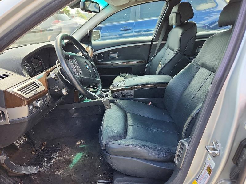 2006 Bmw 750 მანქანა იყიდება აუქციონზე, vin: WBAHN83556DT60972, აუქციონის ნომერი: 63466366