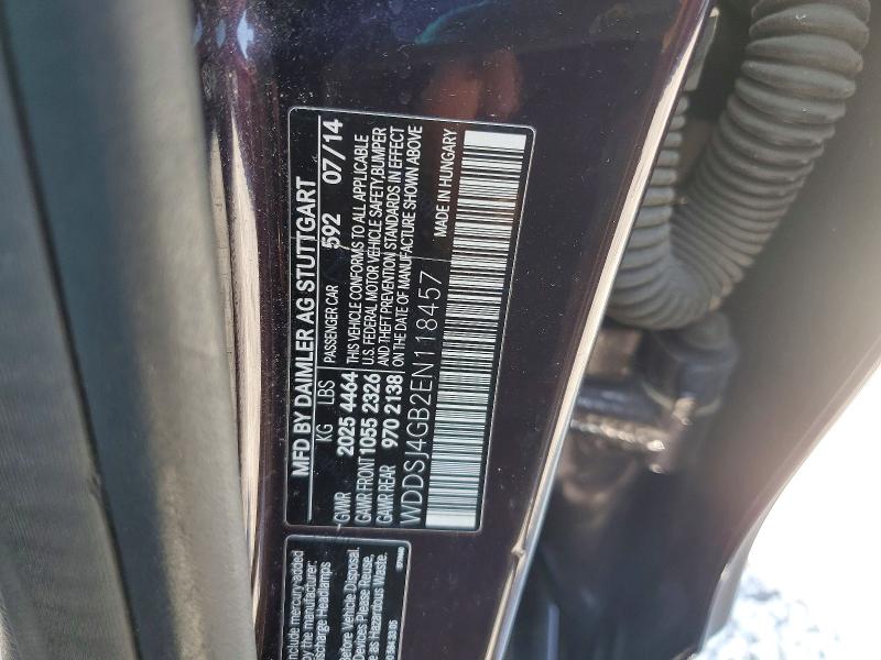 Продаж на аукціоні авто 2014 Mercedes-benz Cla, vin: WDDSJ4GB2EN118457, номер лоту: 60577346