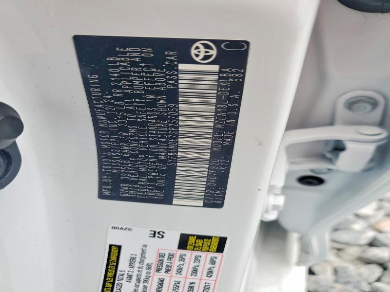 61489766 :رقم المزاد ، 5YFB4MDE7SP257059 vin ، 2025 Toyota Corolla مزاد بيع