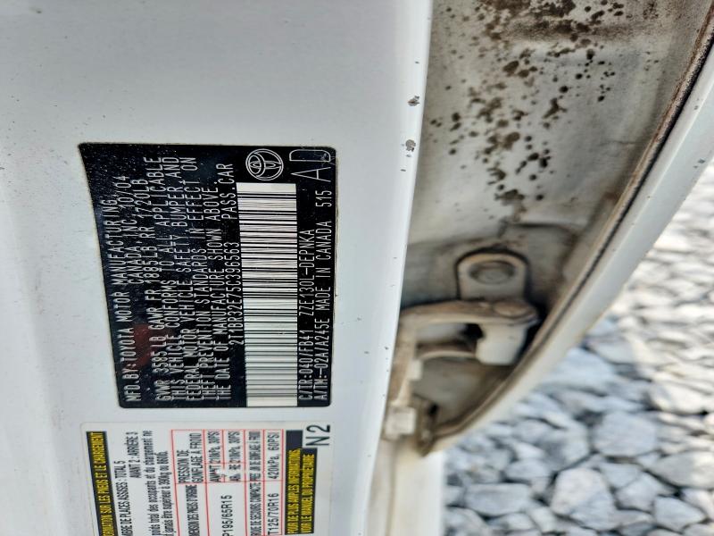 62806076 :رقم المزاد ، 2T1BR32E75C396563 vin ، 2005 Toyota Corolla مزاد بيع