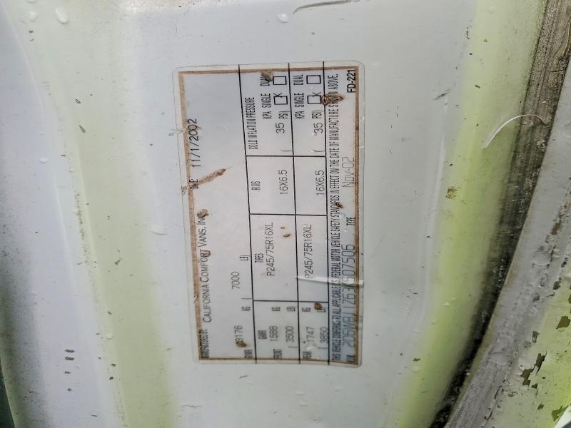 Aukcja sprzedaży 2003 Dodge Ram Van, vin: 2D6WB11Z63K507506, numer aukcji: 60419136