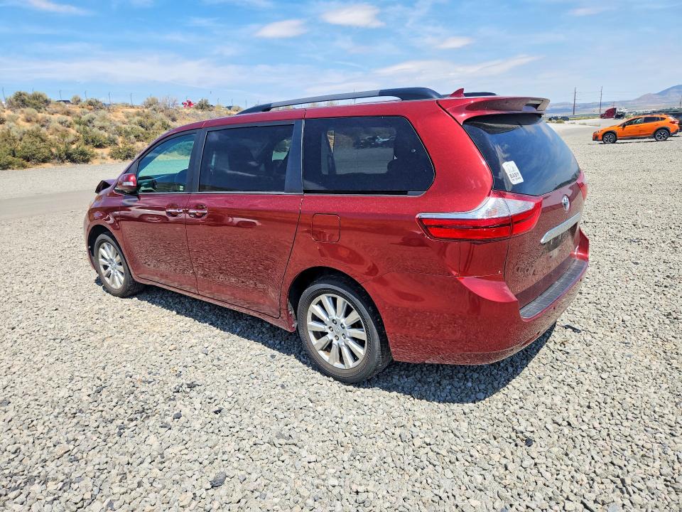 2017 Toyota Sienna მანქანა იყიდება აუქციონზე, vin: 5TDDZ3DC5HS163037, აუქციონის ნომერი: 61354526
