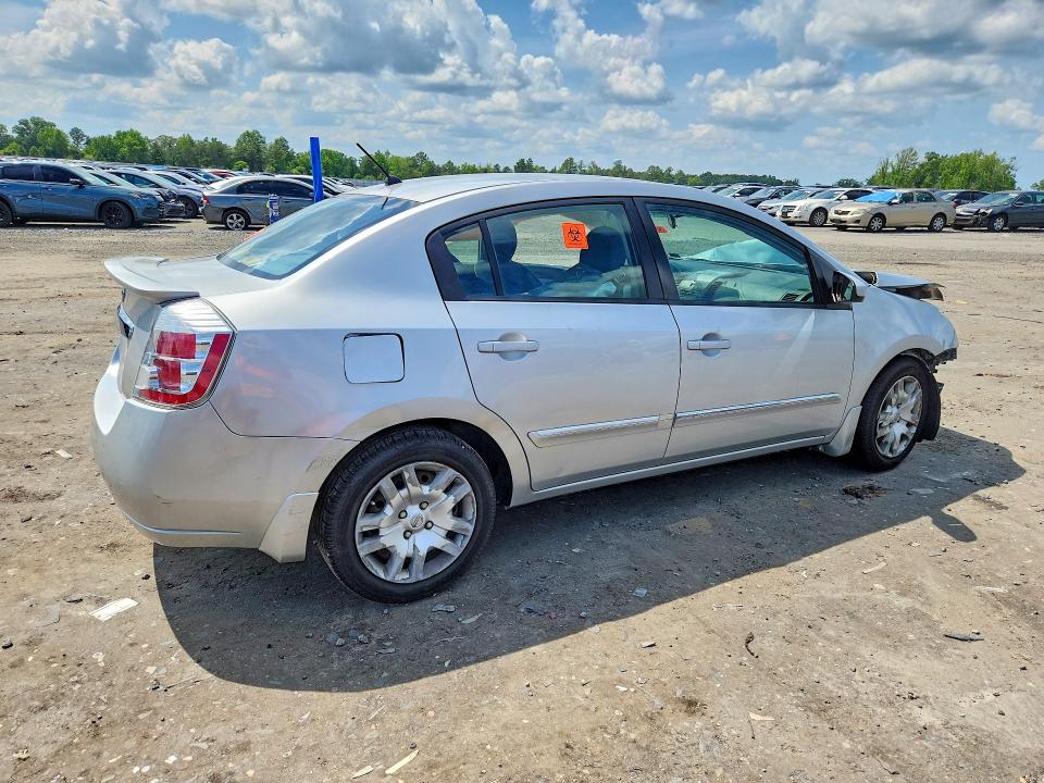 60796086 :رقم المزاد ، 3N1AB6AP7CL669809 vin ، 2012 Nissan Sentra مزاد بيع