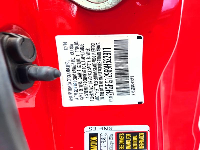 Продаж на аукціоні авто 2009 Honda Civic, vin: 2HGFG12969H522911, номер лоту: 63390106