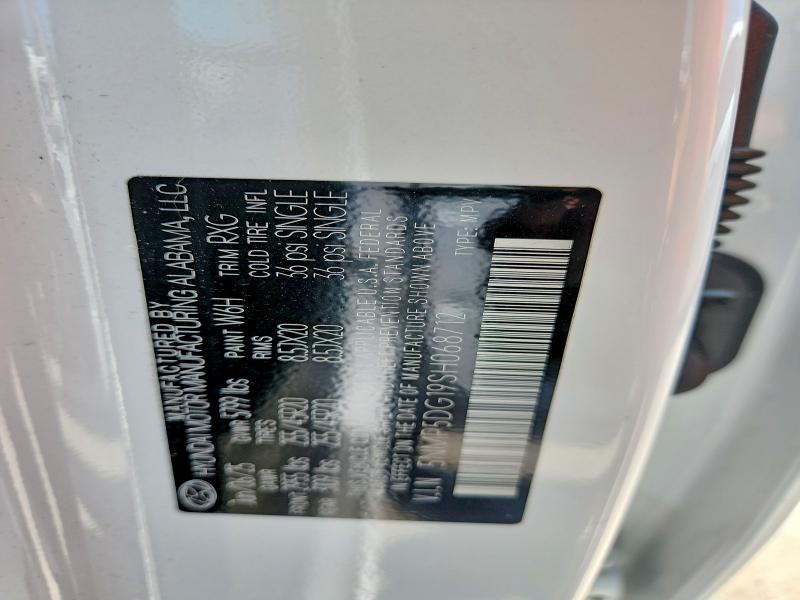 2025 Hyundai Santa Fe მანქანა იყიდება აუქციონზე, vin: 5NMP5DG19SH068712, აუქციონის ნომერი: 60875056
