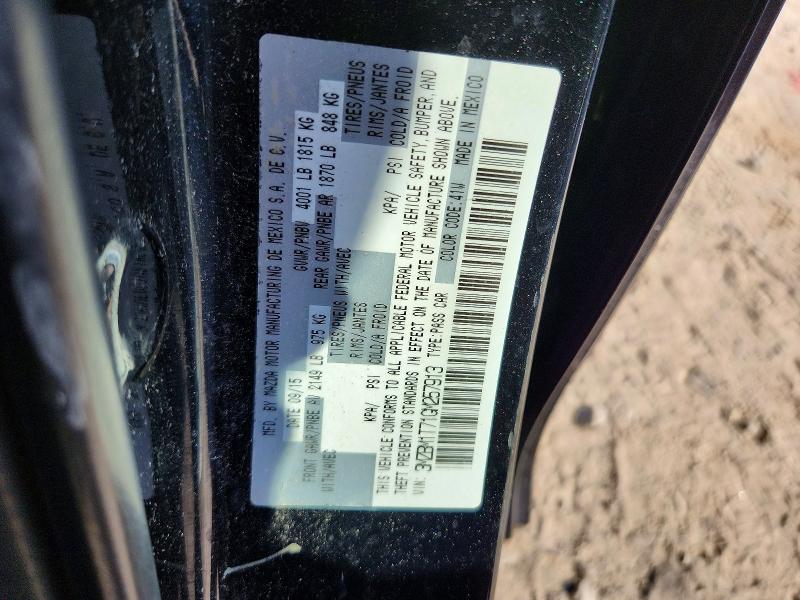 2016 Mazda 3 მანქანა იყიდება აუქციონზე, vin: 3MZBM1T71GM257913, აუქციონის ნომერი: 58536846