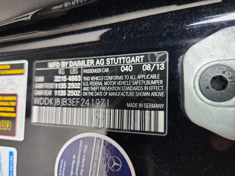 Продаж на аукціоні авто 2014 Mercedes-benz E, vin: WDDKJ8JB3EF241971, номер лоту: 63393806